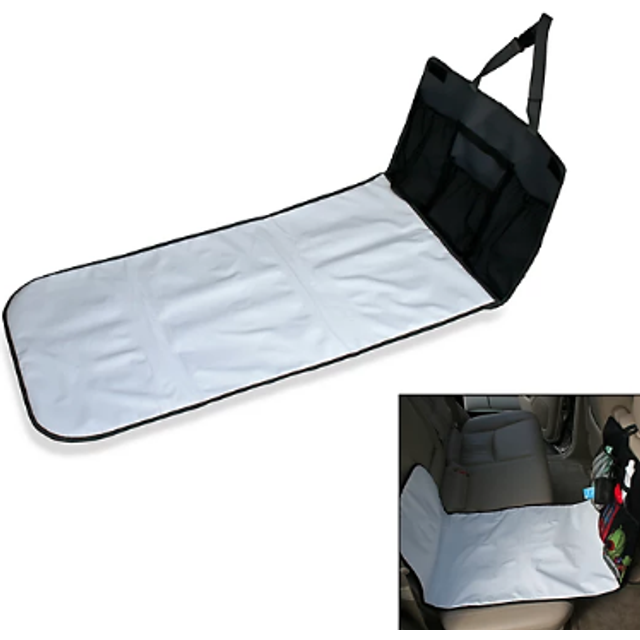 JL Childress On-The-Go Nappy Changing Mat with Storage Pockets - Black