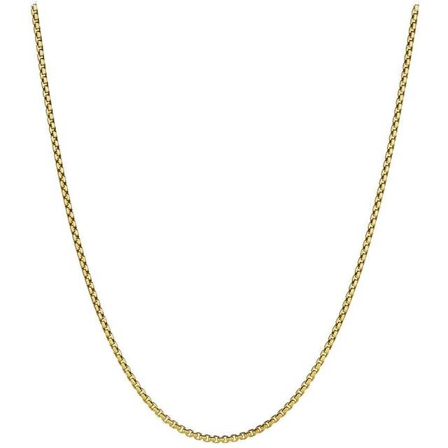 Box Chain Necklace in 18ct Yellow Gold, 2.7mm