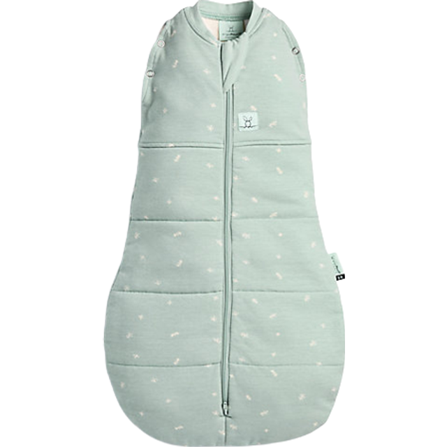 ergoPouch Organic Cocoon Baby Swaddle Sleeping Bag, 2.5 Tog, Sage
