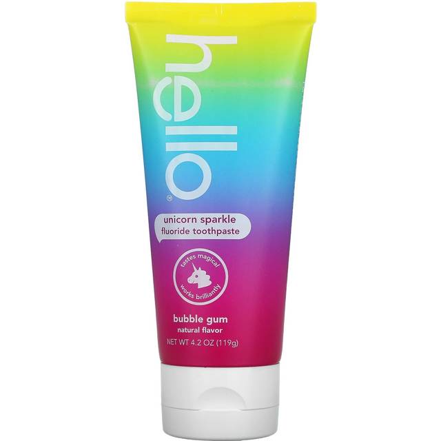 Hello, children's, fluoride toothpaste, unicorn sparkle, bubblegum, 4.2 oz (119 g)