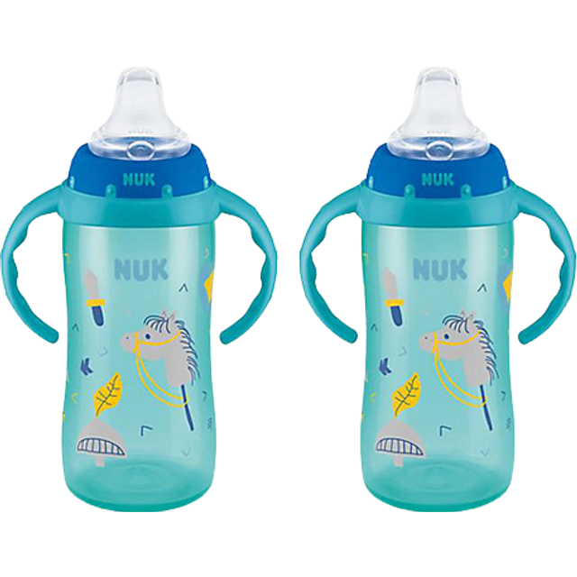 NUK Learner Cup  10 oz  2 Pack  8+ Months - BPA Free  Spill Proof Sipp