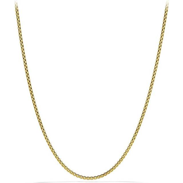 Box Chain Necklace in 18ct Yellow Gold, 2.7mm