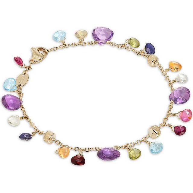 Marco Bicego 18K Yellow Gold Paradise Amethyst & Mixed Gemstone Bracelet