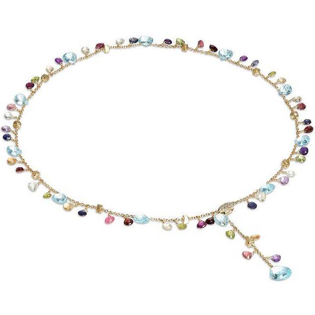 Marco Bicego Paradise 18ct Yellow Gold Diamond and Gemstone Necklace