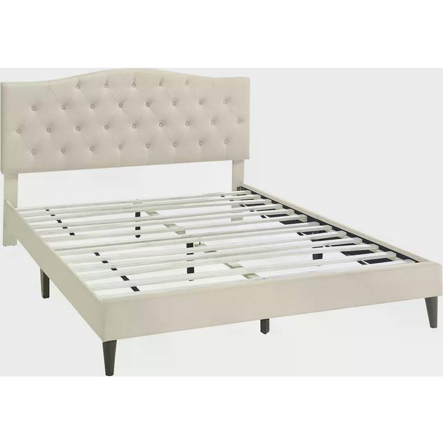 Wingback Bed Frame W/ Ottoman Storage In 5 Sizes & 3 Colours | Wowcher - Black