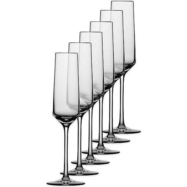 Schott Zwiesel 26112415 Pure Glas Champagneflûte met MP, 0,21 L, 6 stycken
