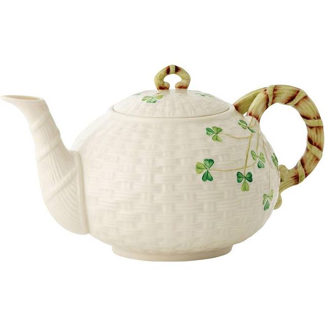 Belleek Classic Shamrock Teapot