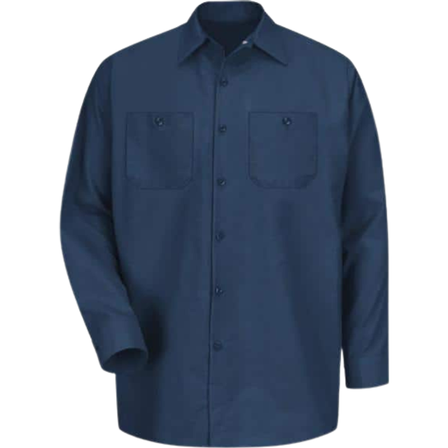 Red Kap mens Industrial Shirt  Regular Fit  Long Sleeve Work Utility Button Down Shirt  Navy  3X-Large US