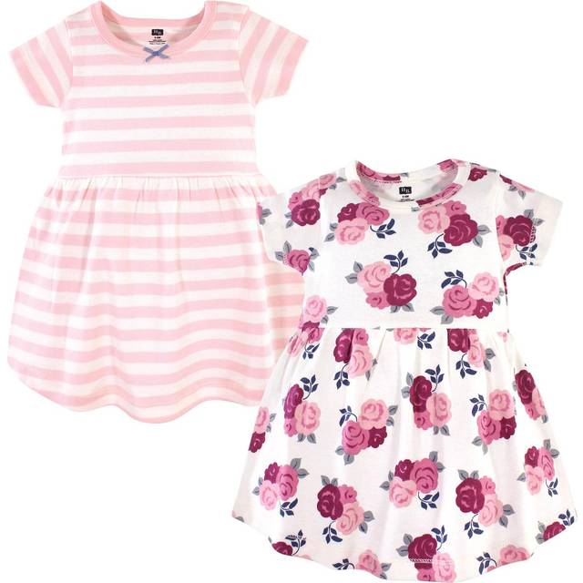 Hudson Baby baby girls Cotton Dresses Casual Dress  Blush Floral  3T US