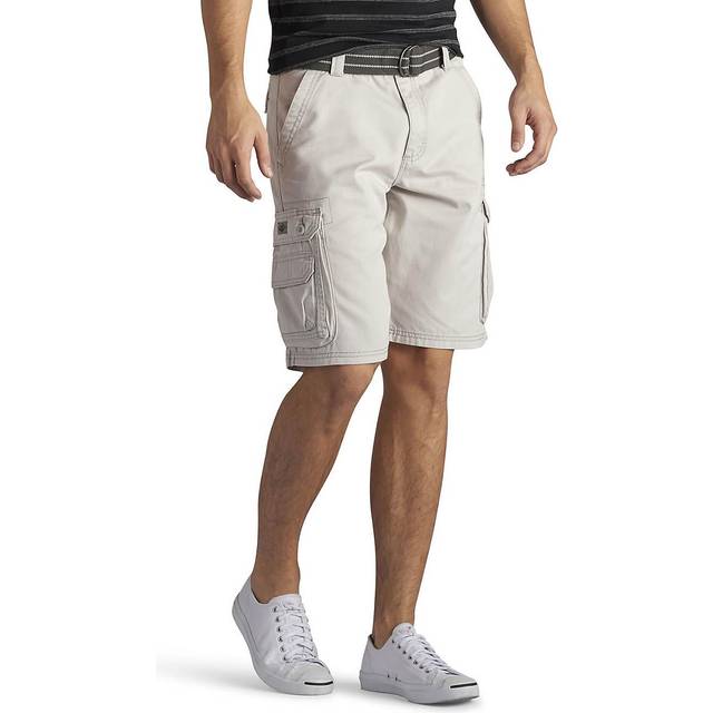 Lee mens Dungarees New Belted Wyoming cargo shorts  Cadet Gray  36 US