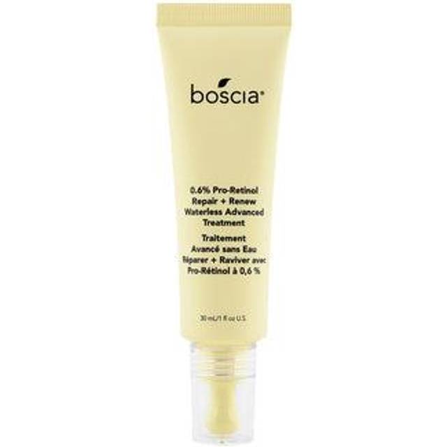 boscia 0.6% Pro-Retinol Repair + Renew Waterless Advanced Treatment - Vegan  Cruelty-Free  Natural Skin Care - For Fine Lines & Wrinkles - 1 fl oz