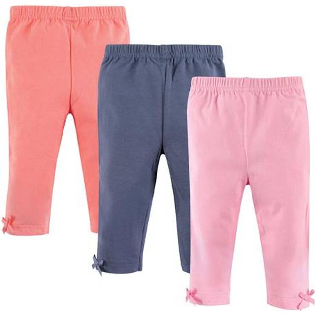 Hudson Baby Unisex Baby Cotton Pants and Leggings Light Pink Blue  5 Toddler