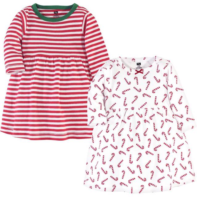 Hudson Baby Girl's Cotton Dresses  Candy Cane  6-9 Months