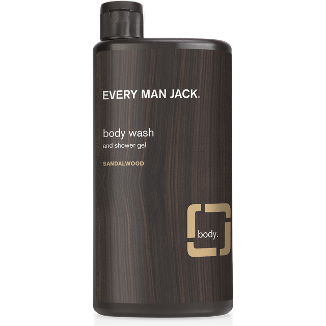 Every Man Jack  Body Wash and Shower Gel  Sandalwood  16.9 fl oz (500 ml)