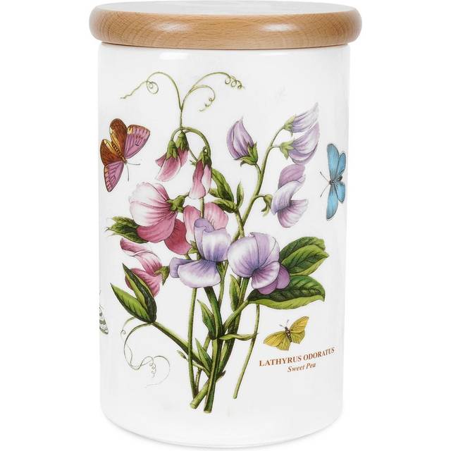 Botanic Garden Sweet Pea Storage Jar, 20cm - Blue (1.59ml)