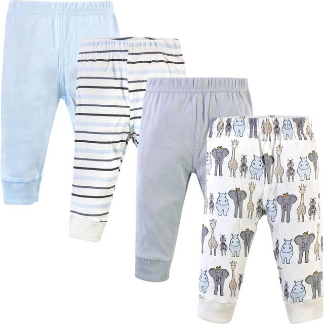 Hudson Baby Unisex Baby Cotton Pants and Leggings Royal Safari  2 Toddler