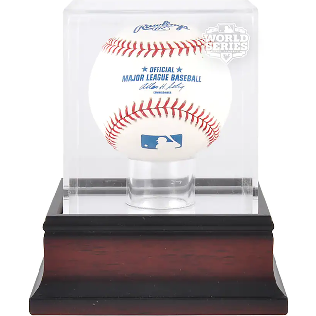 San Francisco Giants 2012 World Series Champs Antique Mahogany Baseball Logo Display Case