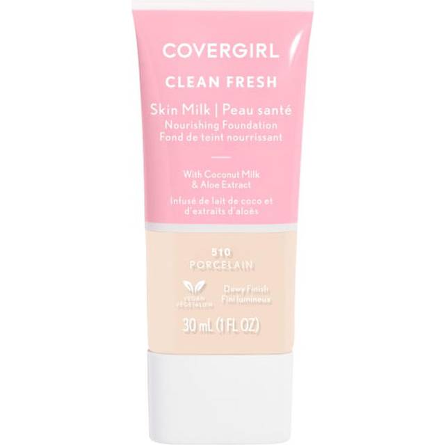 Covergirl, Clean Fresh, Skin Milk Nourishing Foundation, 510 Porcelain, 1 fl oz (30 ml)