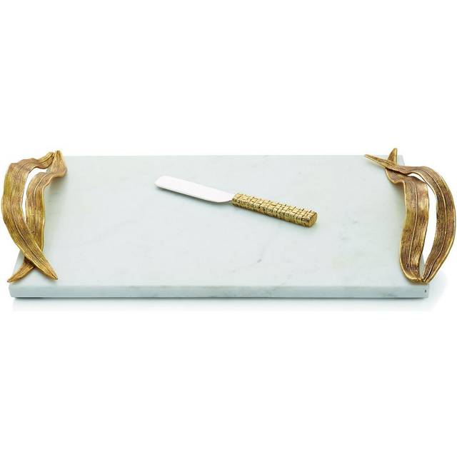 Michael Aram Palm Cheese Board With Knife