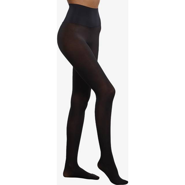 Semi-Opaque Tights, Black - BLACK - Medium