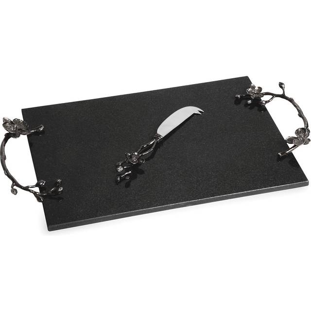 Michael Aram Black Orchid Cheese Board & Knife