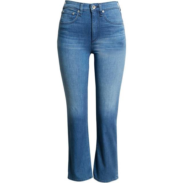 rag & bone Nina Poppy High-Rise Ankle Flare Jean