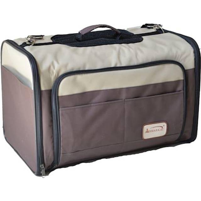 Armarkat Pet Carrier  Beige & Chocolate  PC102R