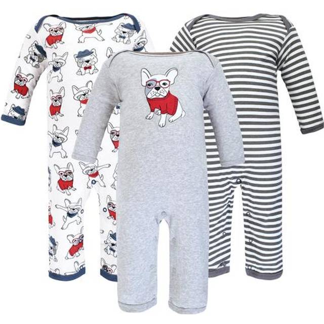 Hudson Baby Unisex Baby Cotton Coveralls  Boy Whimsical Dog  3-6 Months