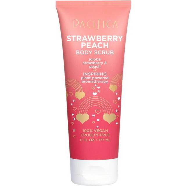 Pacifica Body Scrub - Stawberry Peach 6 oz