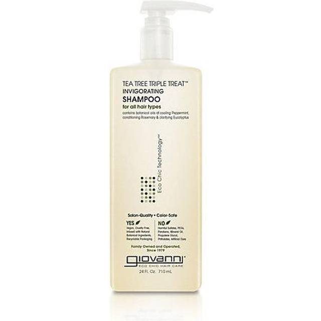 Tea tree triple treat invigorating shampoo 24 fl oz by giovanni cosmetics