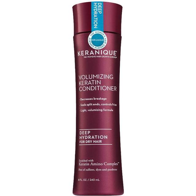 Keranique Keratin Conditioner Deep Hydration for Hair Growth and Thinning Hair, Volumizing, 8 Ounce