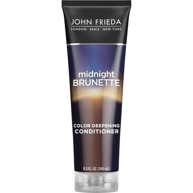 John Frieda Midnight Brunette Visibly Deeper Color Deepening Conditioner  8.3 Ounce  with Evening Primrose Oil  Infused with Cocoa