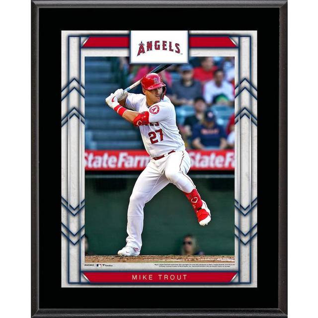 Mike Trout Los Angeles Angels 10.5'' x 13'' Sublimated Player Name Plaque