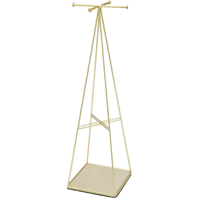 Umbra 299485-221 Prisma Jewelry Stand Organizer - Matte Brass
