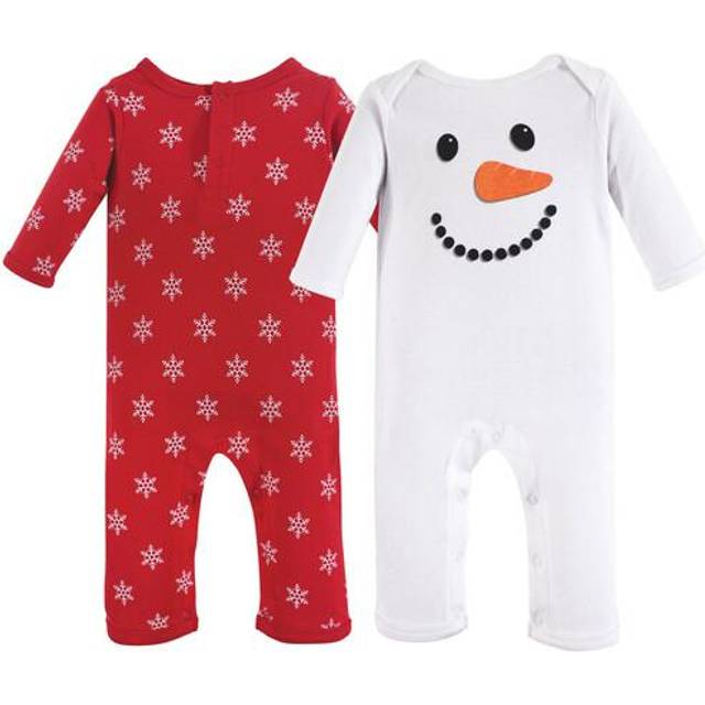 Hudson Baby baby girls Cotton Coverall  Snowman  12-18 Months US