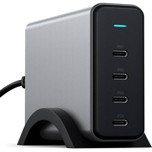 Satechi ST-UC165GM-UK mobile device charger Universal Black Grey Fast charging Indoor