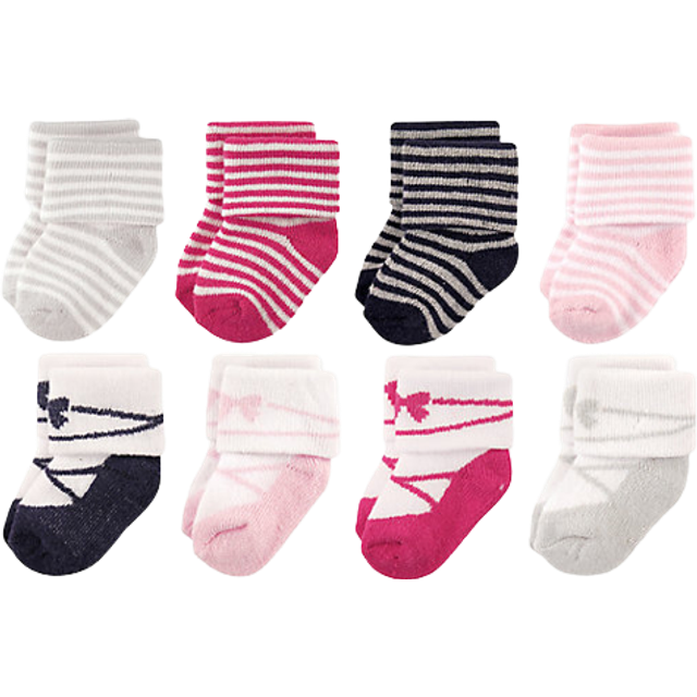Luvable Friends Unisex Baby Newborn and Baby Terry Socks  Stripe Balle