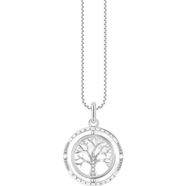 THOMAS SABO Ladies Silver 'Tree of Love' Pendant Necklace KE2148-643-14-L45V