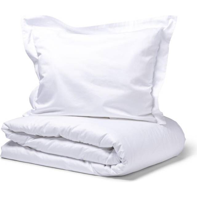 Manchester Påslakanset Satin Vit Kingsize