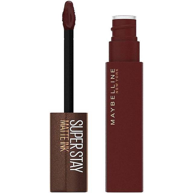 New York Lipstick, Super Stay Matte Ink Coffee, Liquid, Matte and Long-Lasting, No. 275 Mocha Inventor, 5 ml