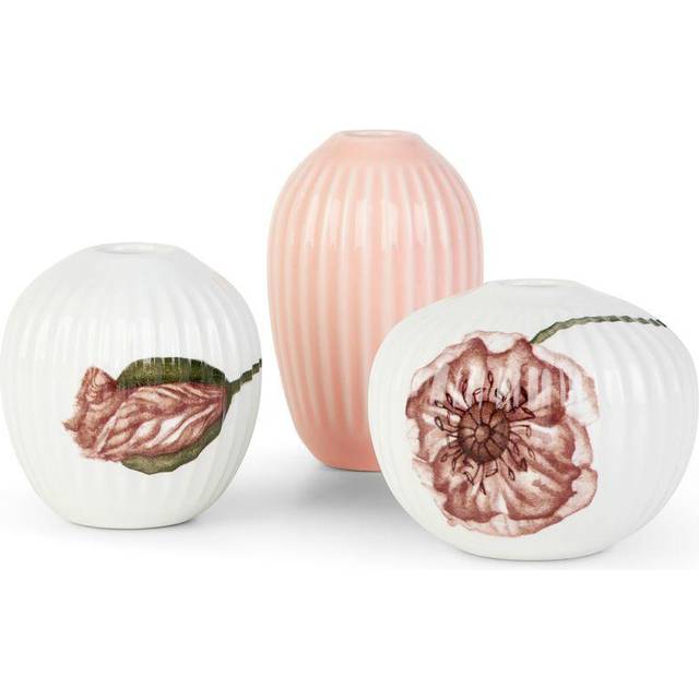 Hammerhøi Poppy vas, 3-pack - Vit