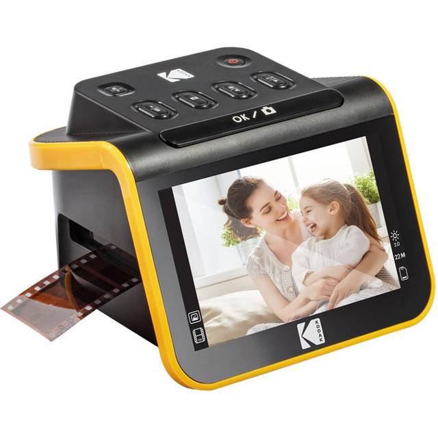 KODAK SLIDE N SCAN Film and Slide Scanner with Large 5â LCD Screen, Convert Color & B&W Negatives & Slides 35mm, 126, 110 Film Negatives & Slides to