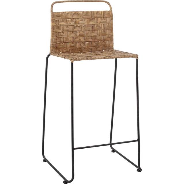 Bloomingville Skammel Gunnel Med Fletværk I Rattan Barstol 98cm
