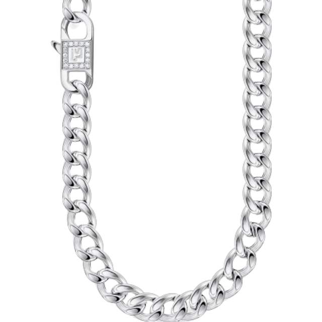 Thomas Sabo Necklace links silver white KE2112-051-14-L45 - silver-coloured/white - 45 cm