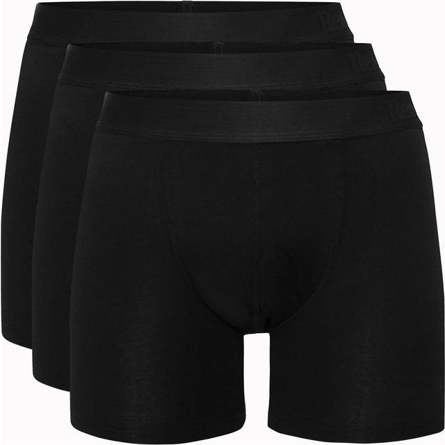 Resteröds 3-pack Bamboo Boxer Long leg - Black - Large * Kampanj *