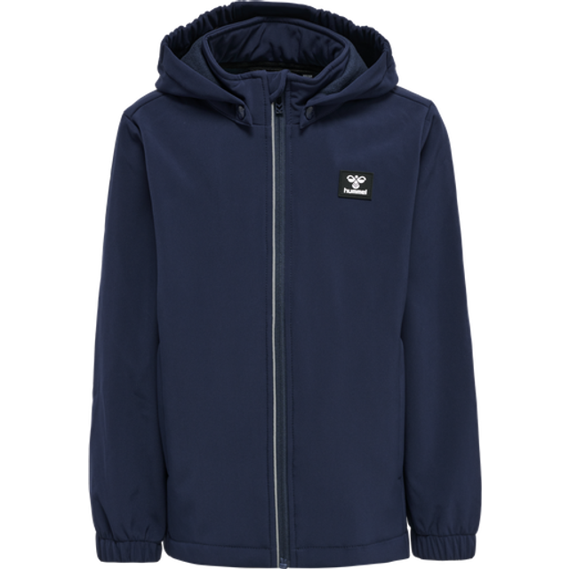 Waterproof hooded jacket for children Hummel Mars Softshell - Bleu