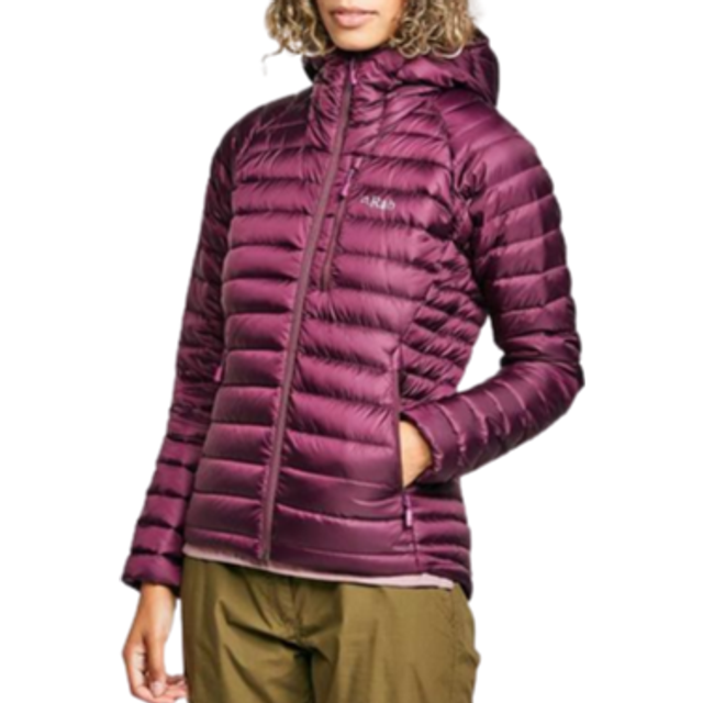 Rab Women's Microlight Alpine Down Jacket, Purple