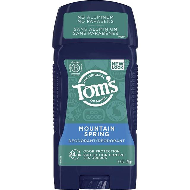 Tom's of Maine Natural Deodorant For Men, Mountain Spring, 2.8 Oz.