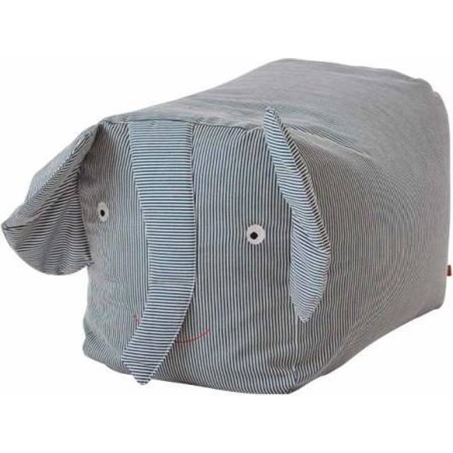 OYOY - Erik Elephant Sittpuff Blå - Blå