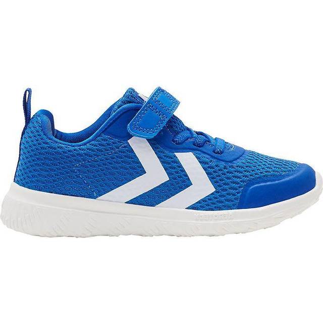 hummel Unisex barnsneakers Low Actus återvunna, Lapis Blue Saffron Osponsored 213 602 2901, 36 EU